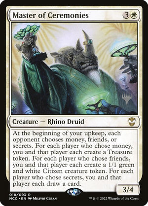 Master of Ceremonies (18p) [New Capenna Commander Promos]