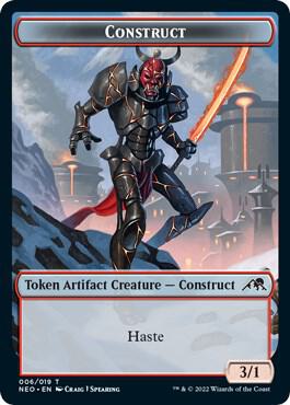Construct (006) // Blood (017) Double-Sided Token (Challenger 2022) (6 // 17) [Unique and Miscellaneous Promos]