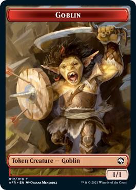 Goblin (012) // Blood (017) Double-Sided Token (Challenger 2022) (12 // 17) [Unique and Miscellaneous Promos]
