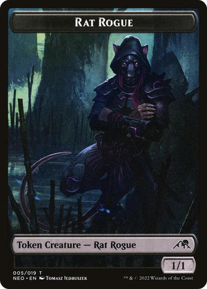 Rat Rogue Token (5) [Kamigawa: Neon Dynasty]
