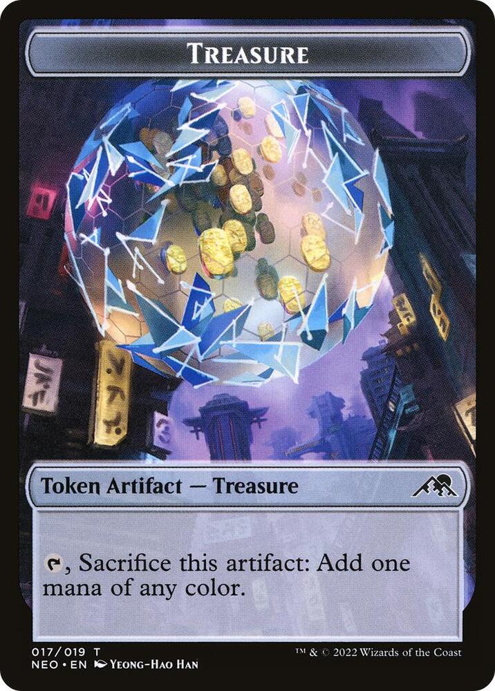 Treasure Token (17) [Kamigawa: Neon Dynasty]