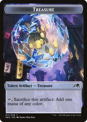 Treasure Token (17) [Kamigawa: Neon Dynasty]