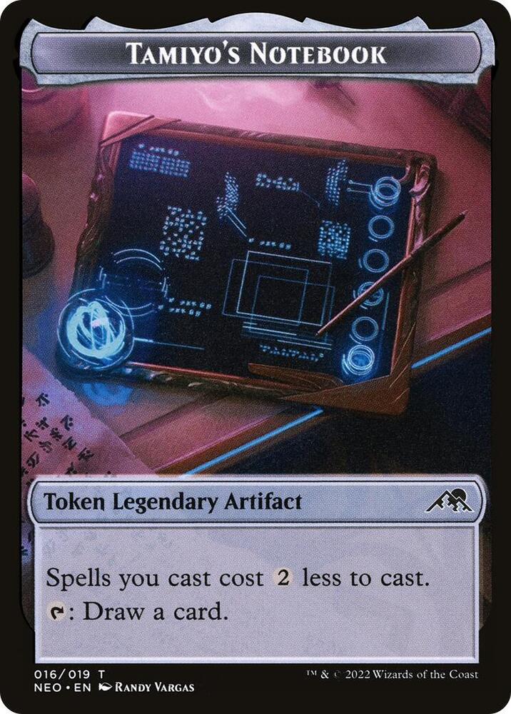 Tamiyo's Notebook Token (16) [Kamigawa: Neon Dynasty]