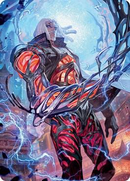 Tezzeret, Betrayer of Flesh Art Card (54) [Kamigawa: Neon Dynasty Art Series]