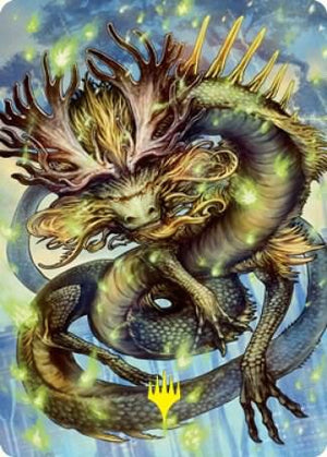 Kura, the Boundless Sky Art Card (Gold-Stamped Signature) (66) [Kamigawa: Neon Dynasty Art Series]