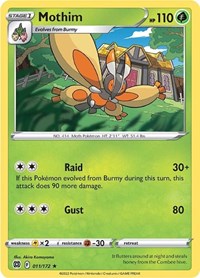 Mothim (011/172) [SWSH09 Brilliant Stars]