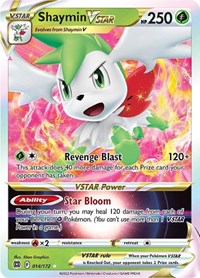 Shaymin VSTAR (014/172) [SWSH09 Brilliant Stars]