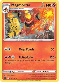 Magmortar (020/172) [SWSH09 Brilliant Stars]