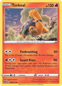 Torkoal (023/172) [SWSH09 Brilliant Stars]