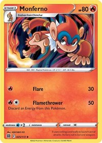 Monferno (025/172) [SWSH09 Brilliant Stars]
