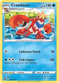 Crawdaunt (033/172) [SWSH09 Brilliant Stars]