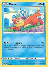 Buizel (038/172) [SWSH09 Brilliant Stars]