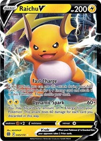 Raichu V (045/172) [SWSH09 Brilliant Stars]