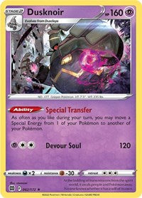 Dusknoir (062/172) [SWSH09 Brilliant Stars]