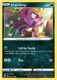 Impidimp (092/172) [SWSH09 Brilliant Stars]