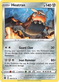 Heatran (100/172) [SWSH09 Brilliant Stars]