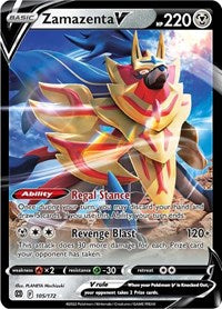 Zamazenta V (105/172) [SWSH09 Brilliant Stars]