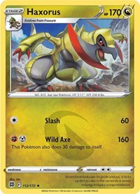 Haxorus (112/172) [SWSH09 Brilliant Stars]