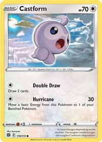 Castform (116/172) [SWSH09 Brilliant Stars]