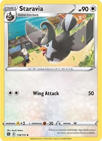 Staravia (118/172) [SWSH09 Brilliant Stars]