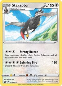 Staraptor (119/172) [SWSH09 Brilliant Stars]