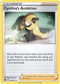 Cynthia's Ambition (138/172) [SWSH09 Brilliant Stars]