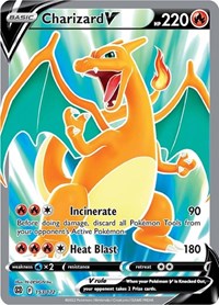 Charizard V (Full Art) (153/172) [SWSH09 Brilliant Stars]