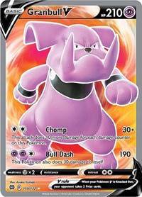 Granbull V (Full Art) (159/172) [SWSH09 Brilliant Stars]