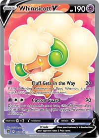 Whimsicott V (Full Art) (160/172) [SWSH09 Brilliant Stars]