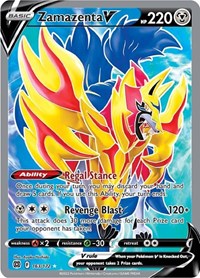 Zamazenta V (Full Art) (163/172) [SWSH09 Brilliant Stars]