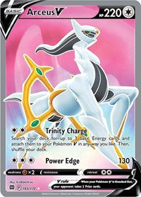 Arceus V (Full Art) (165/172) [SWSH09 Brilliant Stars]