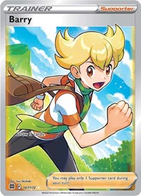 Barry (Full Art) (167/172) [SWSH09 Brilliant Stars]