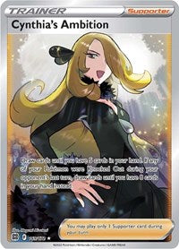 Cynthia's Ambition (Full Art) (169/172) [SWSH09 Brilliant Stars]