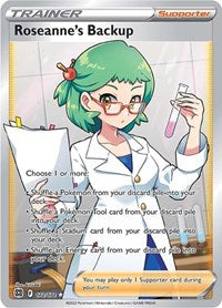 Roseanne's Backup (Full Art) (172/172) [SWSH09 Brilliant Stars]