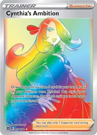 Cynthia's Ambition (Secret) (178/172) [SWSH09 Brilliant Stars]