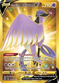 Galarian Articuno V (Secret) (181/172) [SWSH09 Brilliant Stars]