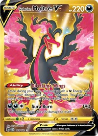 Galarian Moltres V (Secret) (183/172) [SWSH09 Brilliant Stars]