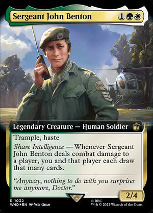 Sergeant John Benton (1032) [Doctor Who] [Extended Art]
