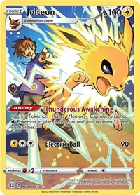 Jolteon (TG04/TG30) [SWSH09 Brilliant Stars Trainer Gallery]