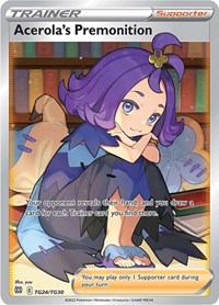 Acerola's Premonition (TG24/TG30) [SWSH09 Brilliant Stars Trainer Gallery]