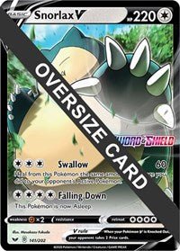 Snorlax V - 141/202 (141/202) [Jumbo Cards]