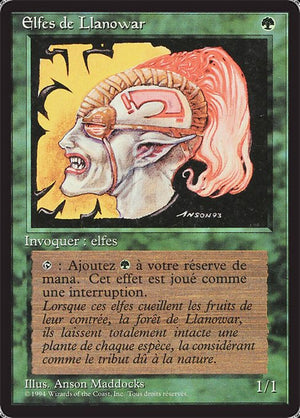 Llanowar Elves (211) [Foreign Black Border]