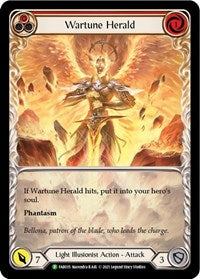 Wartune Herald (Red) (Extended Art) - FAB035 (FAB035) [Flesh and Blood Promo Cards]