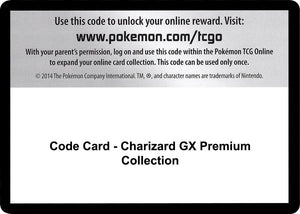 Code Card - Charizard GX Premium Collection [SM Burning Shadows]