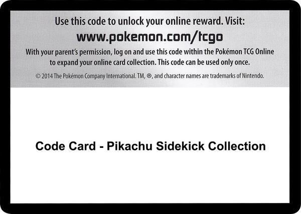 Code Card - Pikachu Sidekick Collection [SM Crimson Invasion]