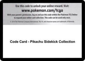 Code Card - Pikachu Sidekick Collection [SM Crimson Invasion]
