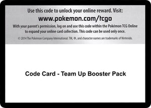 Code Card - Team Up Booster Pack [SM Team Up]