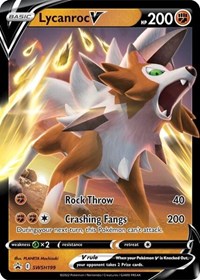 Lycanroc V - SWSH199 (SWSH199) [SWSH Sword and Shield Promo Cards]