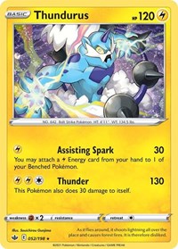 Thundurus - 052/198 (Cosmos Holo) (052/198) [Blister Exclusives]
