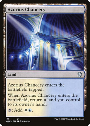 Azorius Chancery (171) [Crimson Vow Commander]